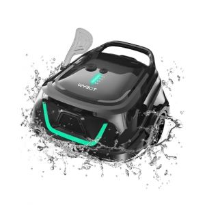 WYBOT A1 Robot Piscine avec 4 Cycles de Nettoyage, Filtre &agrave; Deux Couches Charge Rapide de 2,5 heures Dure 120 Mins id&eacute;al Aspirateur Piscine Hors Sol (Wybotics Center EU, neuf)