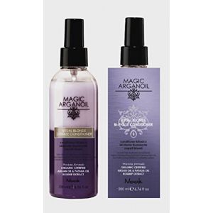 Magic Arganoil Ritual Blonde 2-Phase Conditioner Bifasico Illuminante Capelli Biondi 200ml (Lui & Lei BEAUTY®, neuf)