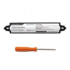 AUVTKALL Replacement Battery for Bose Soundlink 1 2 3 II 404600 SoundTouch 20 330105 330105A 330107 330107A 359495 359498 404600 4 04900 11.1V 2200mAh (M.I.C., neuf)