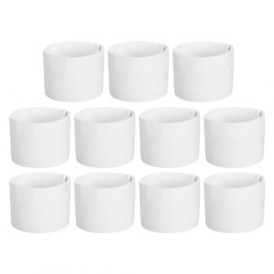 PATIKIL Brassard de Capitaine de Football, 11 pi&egrave;ces Brassards&eacute;lastiques pour Le Football Brassardsde Sport pour Jeunes et Adultes &Eacute;quipe de Football Entra&icirc;nement Blanc (PATIKIL UK, neuf)