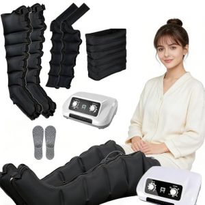Bottes De Pressoth&eacute;rapie ︱ Drainage Lymphatique Jambes ︱6 Chambre &agrave; Air Appareil Pressotherapie Jambes Et Ventre Et Bras Pieds︱Machine Botte Pressotherapie ︱Massage Mollet (L 2 legs+waist+2arms) (SULINSHANGMAO, neuf)