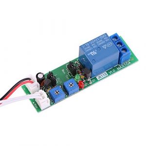 Marvellous Module de minuterie, module de commutateur de minuterie, module de relais de commutateur marche/arrêt de retard de minuterie de cycle réglable DC 5V 12V 24V(12V 0-24h) (Mairubo, neuf)