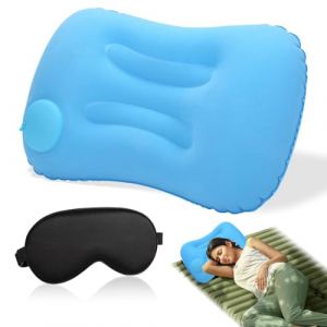 Oreiller gonflable Housse Extra Douce et Vanne R&eacute;glable, Plage Oreiller de Voyage Coussin d'air Oreiller Petit Oreiller Plage pour Randonn&eacute;e, Ext&eacute;rieur, Voyage（B） (HengShuiHunBengShangMaoYouXianGongSi, neuf)