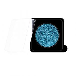 Applicateur de fard à paupières - Diversité DIY - Plaque de fard à paupières brillante - Poudre à paillettes monochrome - Spectacle de scène - Maquillage à paillettes - Bleu rouge (B, taille unique) (CHAOkh, neuf)