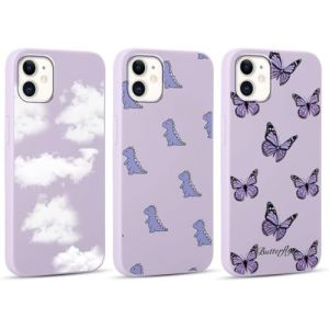 Yoedge 3 Pièces Coque pour Samsung Galaxy A54 5G 6,6", Souple Silicone TPU Ultra Mince Housse Étui avec Motif, Antichoc Protection Slim Case Cover pour Samsung Galaxy A54 5G Housse, Papillon (Herr Dietmar, neuf)