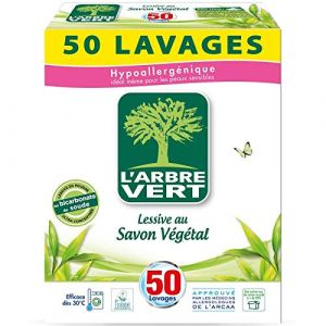 L'ARBRE VERT - Lessive Poudre 2.5Kg - Lot De 2 - Vendu Par Lot (LIVRAISON EXPRESS 24H, neuf)