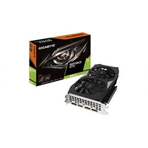 GIGABYTE GeForce GTX 1660 Ti OC 6G 192 Bits GDDR6 DisplayPort 1.4 HDMI 2.0B avec syst&egrave;me de Refroidissement Windforce 2X Gv-N166TOC-6GD (ProComponentes, neuf)