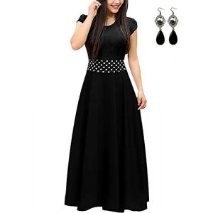 UUAISSO Femmes Robe De Plage Longue Decontract&eacute;e Tunique Manche Courte &Eacute;T&eacute; Boho Maxi Grande Taille B-Noir 2-Manche Courte XXL (XXIE, neuf)