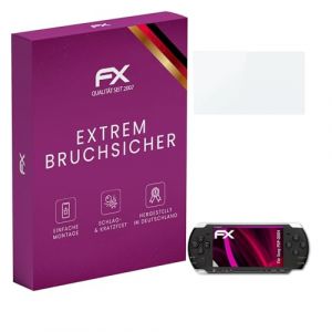 atFoliX Protection Écran Film de verre en plastique compatible avec Sony PSP-3004 Verre film protecteur, 9H Hybrid-Glass FX Protection Écran en Verre trempé de plastique (@FoliX GmbH, neuf)