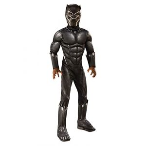 Rubie's Costume Avengers Black Panther Deluxe Enfant, Taille S, 3-4 ans, Hauteur 117 cm - Version Anglaise (Boulevard Online, neuf)