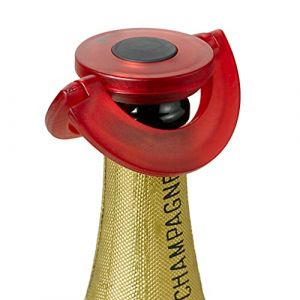 Tapón botella champagne GUSTO- rojo (GMLIFE-STORE, neuf)