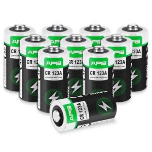 Pile CR123A, Lot de 10 CR123A Lithium 3V Longue Durée de Vie CR123 Hautes Performances Piles 123 3V Lithium pour Alarme, Petits Appareils Électroniques (Myraquill CoreLab Market, neuf)