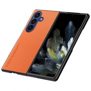 RankOne Coque Compatible avec Samsung Galaxy Z Fold 7 / Samsung Galaxy Z Fold7 2025 (8.2"), Etui en Silicone Housse - Orange (Rankone, neuf)