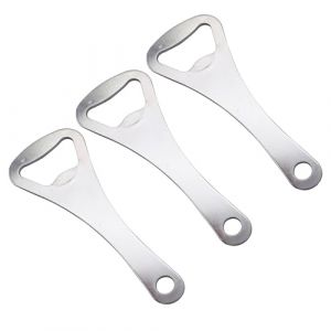 YPYMOD Lot de 3 Ouvre-Bouteilles en Acier Inoxydable, Ouvre-Bouteille de Bi&egrave;re, Ouvre-Bouteille de Bi&egrave;re pour La Maison (Longueur 9,3cm,Largeur 3,5cm) (GZQRZLLTD, neuf)