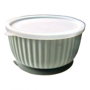 Gamelles pour chat avec ventouse de 400 ml avec couvercle en silicone – Gamelle surélevée en silicone avec fond antidérapant pour nourriture sèche, nourriture humide et eau – Gamelle d'eau en silicone (KotomodaCatWear, neuf)