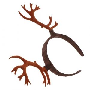 Bandeau En Bois De Cerf Bandeau Femme D'halloween x De Perles Pour Femmes Bandes De Cheveux Pour Hommes -t&ecirc;te En Bois De De No&euml;l R&eacute;sine Brown FRCOLOR (White Beach, neuf)