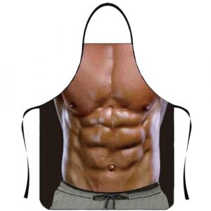 SURALIN Tablier de Barbecue pour Hommes, Tablier Cuisine Homme Tablier Cuisine Homme Humour Cadeaux Amusants pour Hommes, Vêtements de Fête, Cadeaux de Barbecue 80x60cm (DANTA-, neuf)