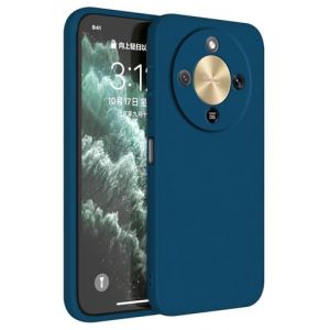 Topme Coque pour Honor Magic8 Lite 5G / Honor X9D (6.79" inches) Etui Housse, Protecteur de Peau en Silicone TPU - Bleu Saphir (topme, neuf)