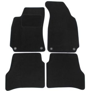 J&J AUTOMOTIVE | Tapis De Sol Noir Velours sur Mesure pour Passat B5 4P. Berlina/Variant 1996-2005, Base Antid&eacute;rapante,Tapis conducteur renforc&eacute; (J&J AUTOMOTIVE, neuf)