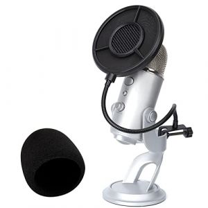 Blue Yeti Microphone Bonnette Anti Pop en Mousse avec Filtre Anti Pop &agrave; 6 Couches Am&eacute;liorant la Qualit&eacute; Sonore par YOUSHARES, Blue Yeti Micro Anti Vent Bonnette (2 Packs) (Heartorigin-FR Direct, neuf)