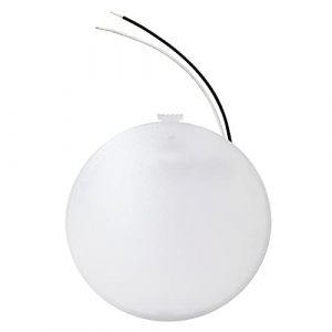 lighteu, 1 x Lampe LED, 12V 6W (12 x 12 x 1.7cm), Plafonnier, Montage Super Facile avec interrupteur pour les Caravanes, Camping-Cars et Bateaux, Marins, Yachts [Classe &eacute;nerg&eacute;tique A+] (LIGHTEU GMBH, neuf)