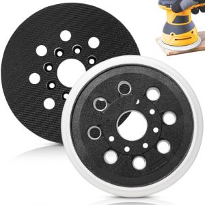 BIGP 2 Pi&egrave;ces 125mm Plateau de Pon&ccedil;age pour Bosch GEX 125-1 AE, PEX 220 A & AE, pour Skil 7402 7490, 8 Trous Auto-Agrippants, Disques de Pon&ccedil;age pour Ponceuse Excentrique (BigP, neuf)