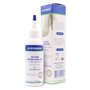 Hypogeen M-Cose Ongles & Peau - produit de calcaire - Mycose solution - avec de l'huile d'arbre &agrave; th&eacute; - aide &agrave; lutter contre le calcaire - solution ongles fongiques - avec squalane & ur&eacute;e - hypoallerg&eacute;nique - PH-neutre - r&eacute;sultat rapide - flacon 100ml (Tr