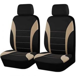 HHCVLUZI Housses De Si&egrave;ge Avant De Voiture, pour Renault Clio 3 2005 2006 2007 2008 2009 2010 2011 2012 Imperm&eacute;able Antid&eacute;rapant Housses De Si&egrave;ge Avant Coussins Couvre Protections Si&egrave;ge,Beige (taiyaunshiwanheshangmaoyouxiangongsi, neuf)