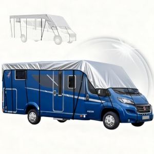 Housse Neige pour Camping-Car - B&acirc;che en Toile Imperm&eacute;able Protection UV,Couverture Solaire Anti-UV V&eacute;hicule - pour Camping Plage D&eacute;sert Hiver V&eacute;hicules (Renchey, neuf)