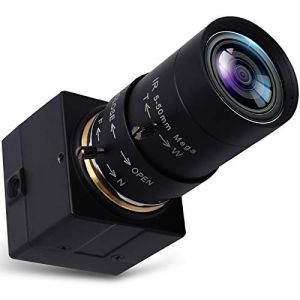 Svpro Objectif zoom 5-50mm Cam&eacute;ra USB 1080P avec capteur IMX323, Cam&eacute;ra HD H.264 avec 0.01lux Ultra Low Light Mini Webcam pour conditions de faible luminosit&eacute;, Cam&eacute;ra PC pour Windows Linux Mac Android (SVPRO, neuf)
