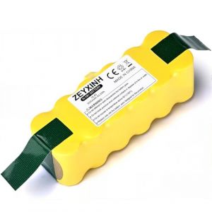 ZEYXINH Batterie pour Roomba, 14.4V 3000mAh Ni-Mh Batterie de Remplacement Compatible avec iRobot Roomba 500 510 520 531 535 540 550 552 560 570 580 595 620 650 660 700 760 770 780 790 800 870 880 (Xin HE, neuf)