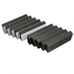 Musiclily Pro 70x30x10mm EVA Mousse Anti-Vibration Adhesif pour Micro de Basse Jazzmaster, Noir (Lot de 10) (Musiclily Direct France, neuf)