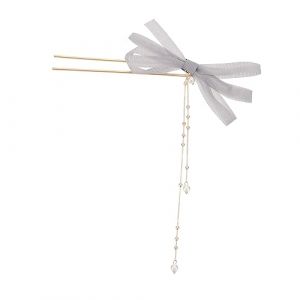 SOIMISS Barette R&eacute;tro Avec Pompon Et Perles Orn&eacute;e D&rsquo;un N&oelig;ud &Eacute;l&eacute;gant &Eacute;pingle &agrave; Cheveux Pour Chignon Femme Accessoire Vintage Pour Soir&eacute;es Et Usage Quotidien (Star-wish, neuf)