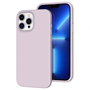 K TOMOTO Compatible avec IPhone 13 Pro Max pour Femme Et Homme, [Protection Int&eacute;grale] [Doux Au Toucher] Coque De T&eacute;l&eacute;phone en Silicone Souple Antichoc pour IPhone 13 Pro Max 6,7", Rose Violet (K TOMOTO&reg;  FR, neuf)