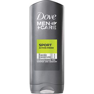 Dove Men+Care Lot de 12 gel douche 3 en 1 Sport Active + Fresh pour le corps, le visage et les cheveux avec MicroMoisture 250 ml (CorpoeCapelli, neuf)