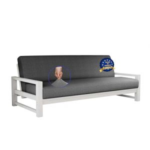 BLUZIMAN® Housse de Canapé Clic Clac Épais Qualité Premium Super Extensible Doux fabriquée en Espagne Coton Mélangé, Couvre Canapé Universelle sans Accoudoirs (180-210 cm, CLIC CLAC, Gris) (BLUZIMAN, neuf)