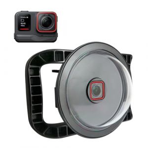 SHOOT Dôme Port pour Insta360 Ace Pro, Matériau Acrylique Anti-Rayures, Système de Fermeture Bien conçu, étanche jusqu'à 30M/98.4FT (shootglobal, neuf)