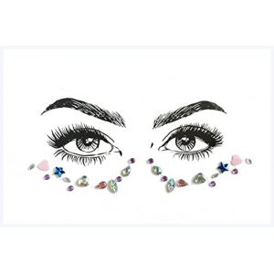 IDOTSEZU Autocollants Double paupi&egrave;re Acrylique r&eacute;sine Stick Stick Sticker Bohemia Handpicked Boh&ecirc;me et Tribal Bijoux Sticker d&eacute;cor &agrave; la sc&egrave;ne Frontale Autocollants &agrave; Double paupi&egrave;re(BL75) (钟祥市微琼维商贸有限公司, neuf)