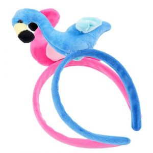 STOBAZA Lot de 2 Serrage-T&ecirc;tes Flamant Rose en Polyester Taille Unique Couleurs Rose Fuchsia et Bleu Roi Accessoires Photo et D&eacute;guisement pour F&ecirc;tes Anniversaires et Festivals (Vitong, neuf)