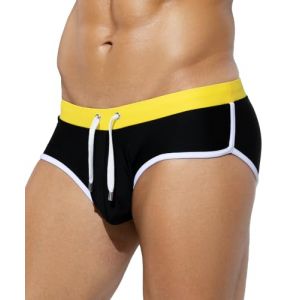 Mauro Kane Maillot de Bain Homme Slip Taille Basse Slip de Natation Plage et Piscine Cordon Réglable (Mauro Kane, neuf)