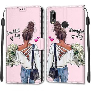 Coque pour Huawei P20 Lite/Nova 3e Étui, Huawei P20 Lite/Nova 3e Cuir Premium Flip Case Portefeuille Etui Housse avec [Fentes pour Cartes] pour Huawei P20 Lite/Nova 3e (WGR Global Business, neuf)