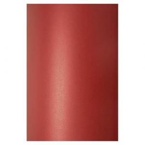 Netuno 100x papier rouge satin&eacute; nacr&eacute; 120g A4 210x297mm Aster Metallic Ruby Satin papier m&eacute;tallis&eacute; brillant pour scrapbooking bricolage d&eacute;coration travaux manuels invitations mariages anniversaires (netuno, neuf)