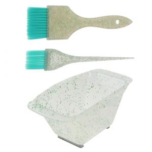 Mobestech Kit Coiffure Coloration Cheveux Vert &ndash; Bol de Teinture Cheveux 1 Pi&egrave;ce Pinceau de Coloration Poils Doux pour Salon et Usage Personnel Accessoire Coiffure Professionnel pour (Cash Liu, neuf)