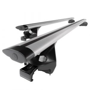 Mossa Barres de Toit en Aluminium adapt&eacute; pour Audi Q3 SUV (2012-2018) - Porte-Bagages de Voiture Argent - Rails int&eacute;gr&eacute;s 2 (eMOSSA, neuf)