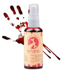 syayw Maquillage Sang Artificiel - Sang Halloween Pour Vêtements,Accessoires de Farce Effrayants avec Bec et Éléments pour Jeu de Rôle Destinés aux Comédiens Adolescents Adultes Femmes Hommes (nousaeg, neuf)