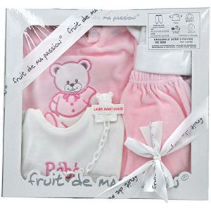 ensemble 5 pièces naissances pour bébé en coffret cadeau cj002 cj002bearpw_naissance (FC E-SHOP, neuf)