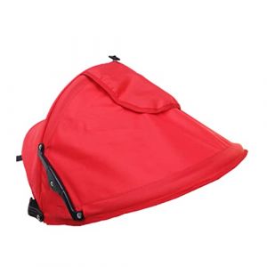 COSSIKA Capot de poussette Pare-soleil pour poussette de bébé Protections solaires Pare-soleil pour poussettes Pare-soleil pour poussette Parasol - Pare-soleil anti-pluie (WeiMinG, neuf)