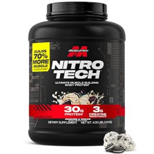 MuscleTech Nitro-Tech, Cookies & Cream - 1800g (MyFit24, neuf)