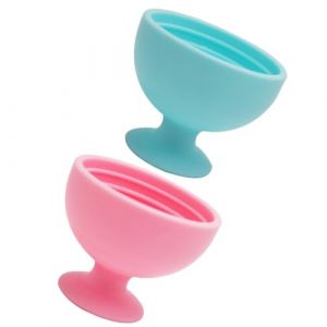 Cabilock Porte-&Eacute;ponge &agrave; Maquillage en Silicone Ventouse Lot de 2 Supports Compacts Organisateur R&eacute;utilisable pour &Eacute;ponges et Nettoyant Pinceaux pour Voyage et Rangement Bureau (Thomas Zack Yang, neuf)