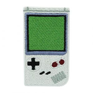 Finally Home &Eacute;cusson Thermocollant | Old School Game Boy Vintage | Patch &agrave; coller au fer &agrave; repasser ou &agrave; coudre | Pi&egrave;ce de d&eacute;coration ou r&eacute;paration pour v&ecirc;tement, jean, sac, pantalon, veste (Finally Home Shop, neuf)